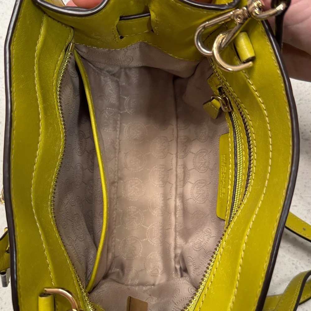 Michael Kors Apple Green Hamilton Crossbody